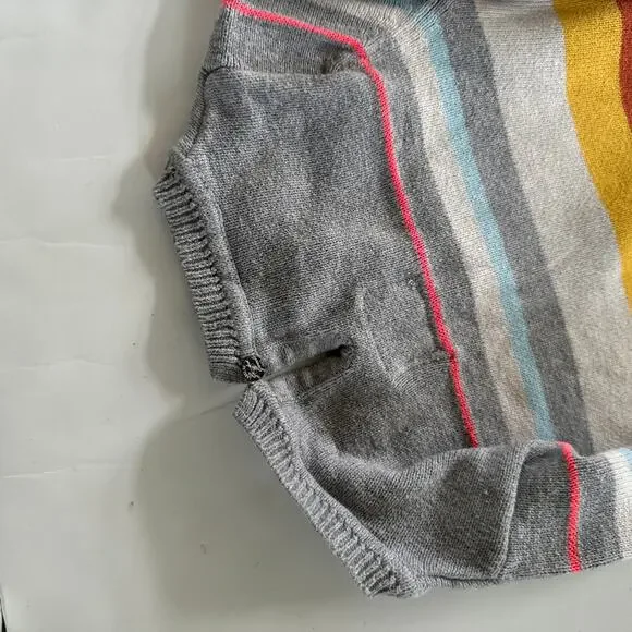 H&M Girls Multicolor Striped Sweater Dress Size 2-4 - Picture 5 of 6